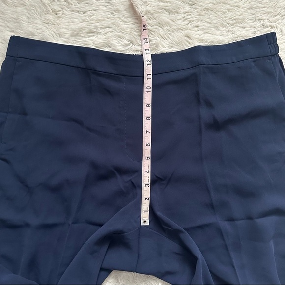 J. Crew Factory Trousers Jamie Pant Pull On Elastic Waist Navy Blue 20 NWT New - Picture 11 of 12